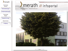 Tablet Screenshot of infoportal.merath.com